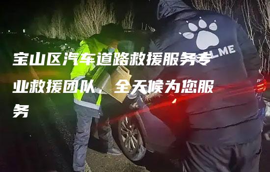 宝山区汽车道路救援服务专业救援团队，全天候为您服务