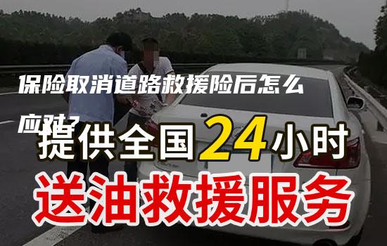 保险取消道路救援险后怎么应对？