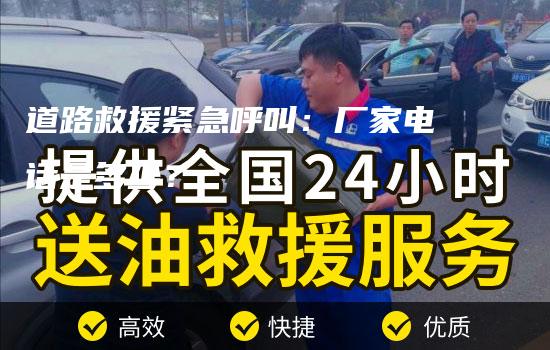 道路救援紧急呼叫：厂家电话是多少？