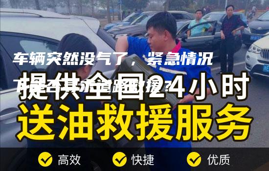 车辆突然没气了，紧急情况下能否寻求道路救援？